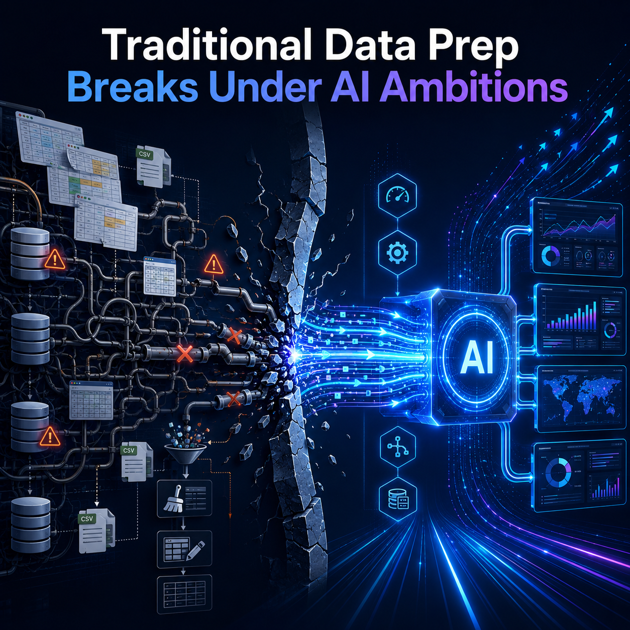 Traditional Data Prep Breaks Under AI Ambitions